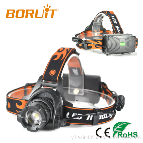 Boruit 2017 Cree L2 Recharge Led Head lamp Zoomable
